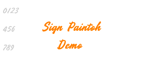 Sign Paintoh Demo