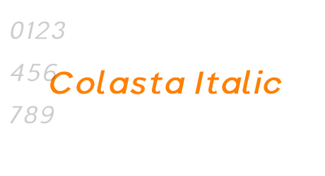 Colasta Italic