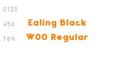 Ealing Black W00 Regular
