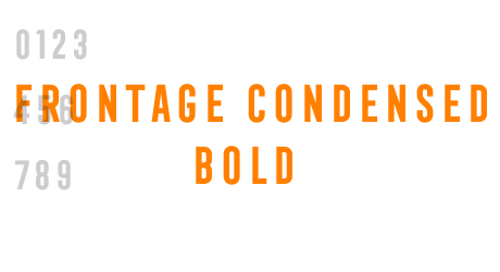 Frontage Condensed Bold