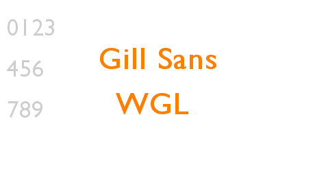 Gill Sans WGL