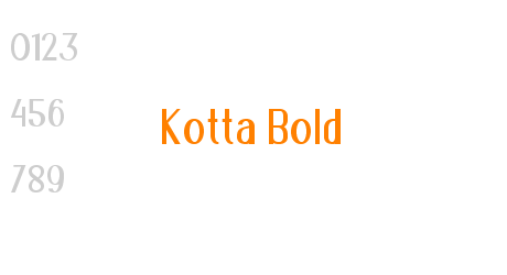 Kotta Bold