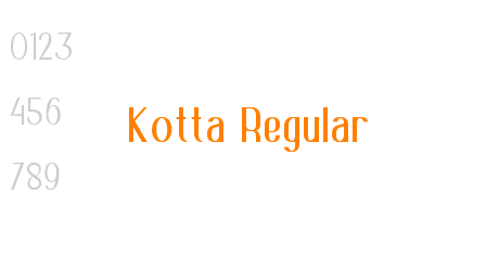 Kotta Regular