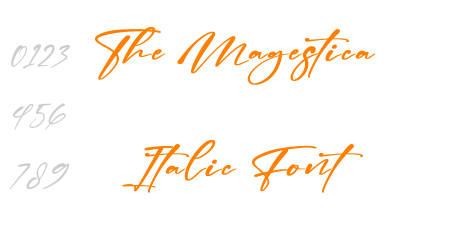 The Magestica Italic Font