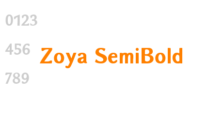 Zoya SemiBold