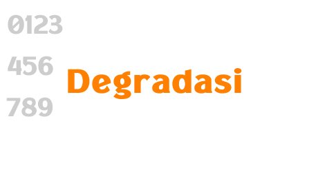 Degradasi