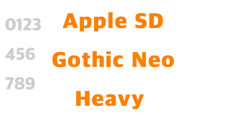 Apple SD Gothic Neo Regular