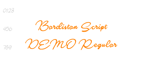 Bardistan Script DEMO Regular