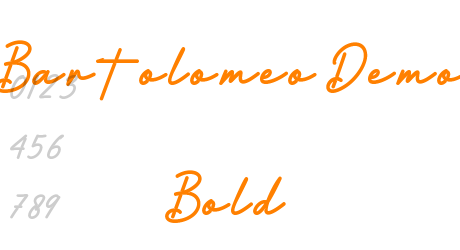Bartolomeo Demo Bold