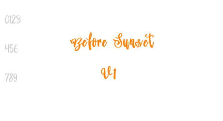 Before Sunset V1