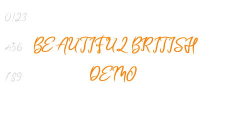 BEAUTIFUL BRITISH DEMO