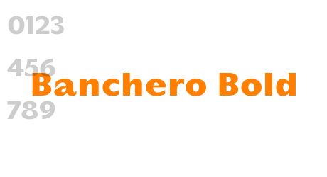 Banchero Bold