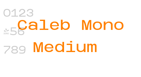Caleb Mono Medium