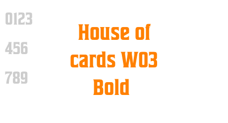 House of cards W03 Bold