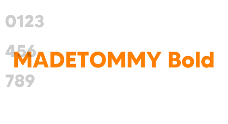 MADETOMMY Bold