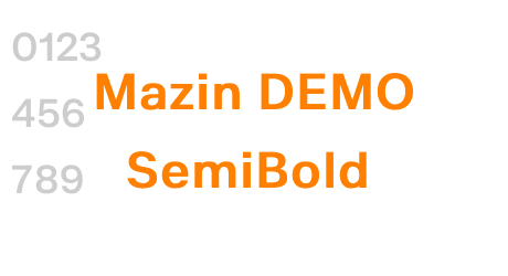 Mazin DEMO SemiBold