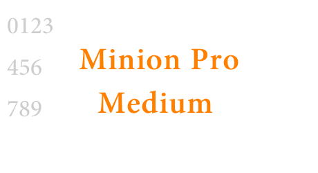 Minion Pro Medium