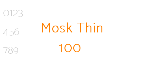 Mosk Thin 100