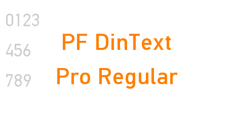 PF DinText Pro Regular