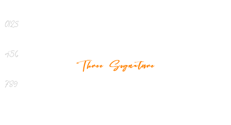 Three Signature