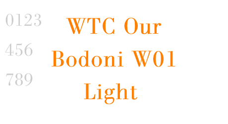 WTC Our Bodoni W01 Light