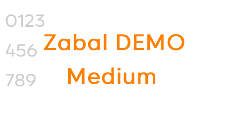 Zabal DEMO Medium