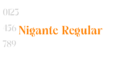 Nigante Regular