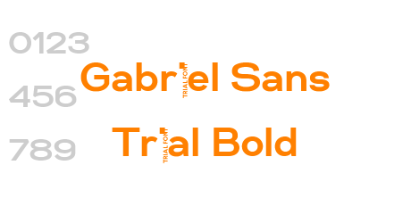 Gabriel Sans Trial Bold