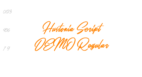Hustonia Script DEMO Regular