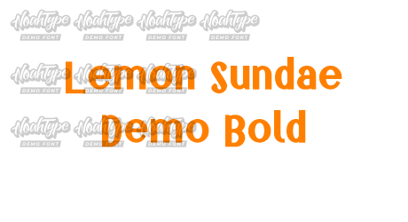 Lemon Sundae Demo Bold