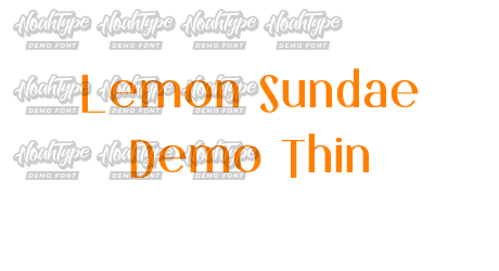Lemon Sundae Demo Thin