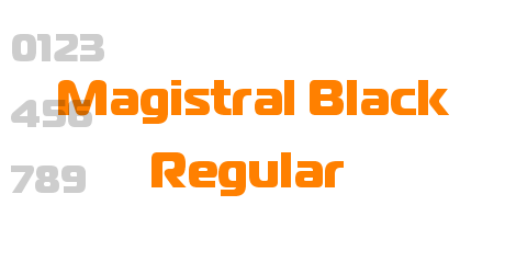 Magistral Black Regular