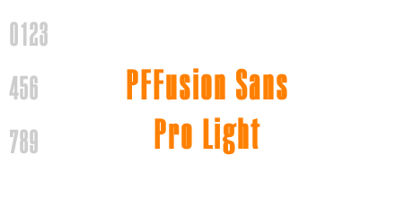 PFFusion Sans Pro Light