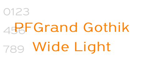 PFGrand Gothik Wide Light