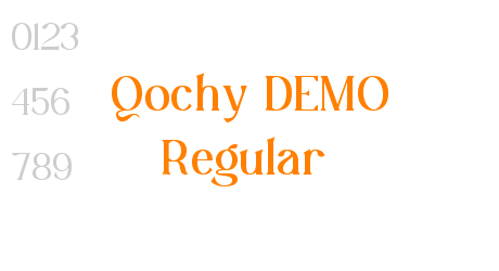 Qochy DEMO Regular