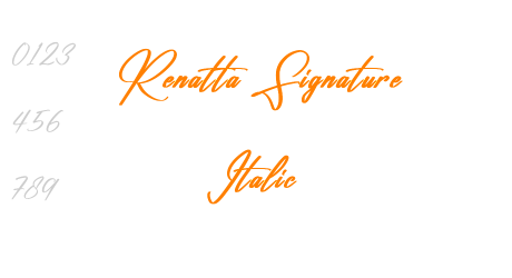 Renatta Signature Italic