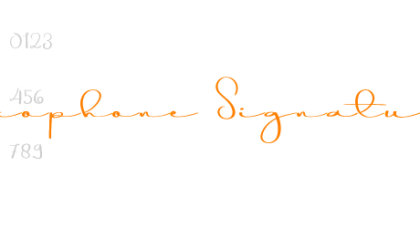 Saxophone Signature
