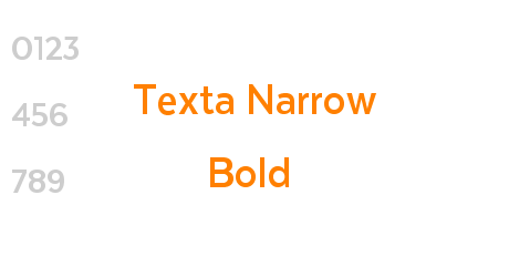 Texta Narrow Bold