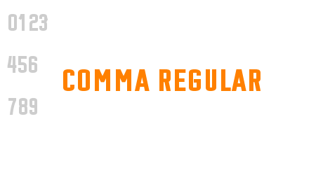 Comma Regular