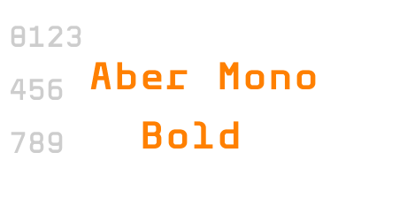 Aber Mono Bold