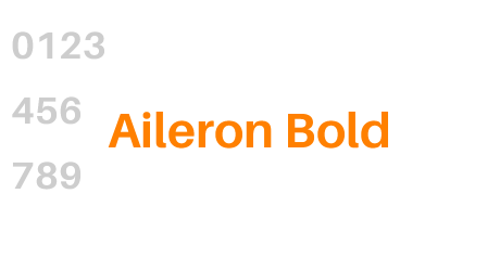 Aileron Bold