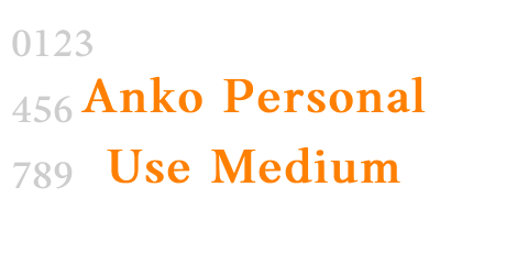 Anko Personal Use Medium