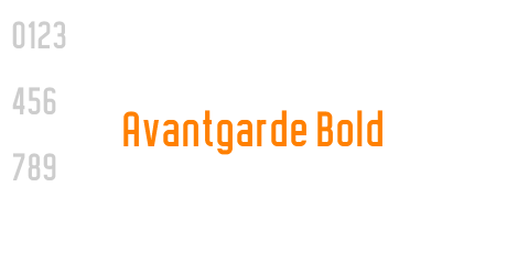 Avantgarde Bold