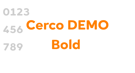 Cerco DEMO Bold