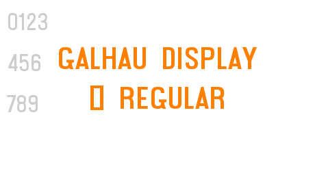 Galhau Display – Regular
