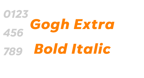 Gogh Extra Bold Italic