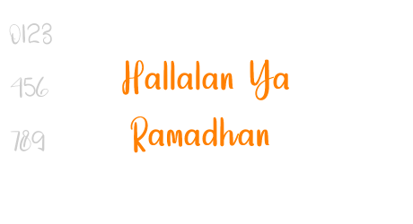 Hallalan Ya Ramadhan