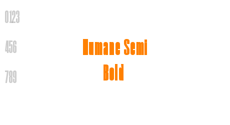 Humane Semi Bold