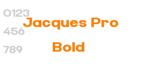 Jacques Pro Bold