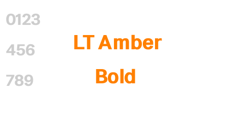 LT Amber Bold